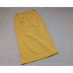 Wms Long Slit Skirt Chamois